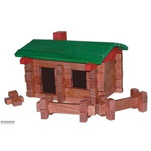 Roy Toy Log Building Set - the Camp Set #9